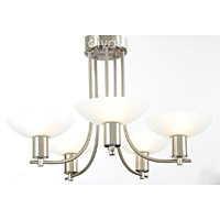 Unbranded DIIL20572 - 5 Light Satin Nickel Ceiling Light