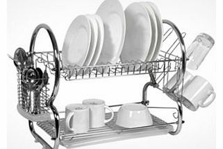 Unbranded Dish Drainer in Chrome - Return