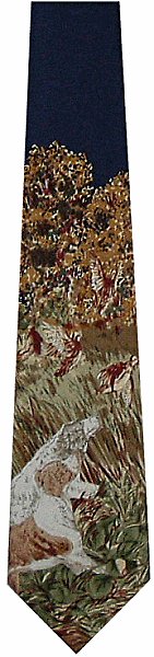 Dogs & Pheasants Tie