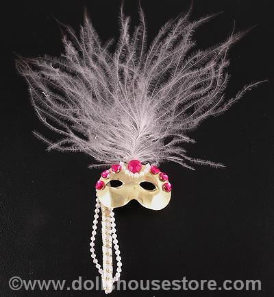 Doll House Miniature Masquerade Ball Mask