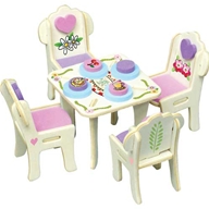 A whole three rooms` worth of furniture that`s pressed out from plywood sheets  then slotted togethe