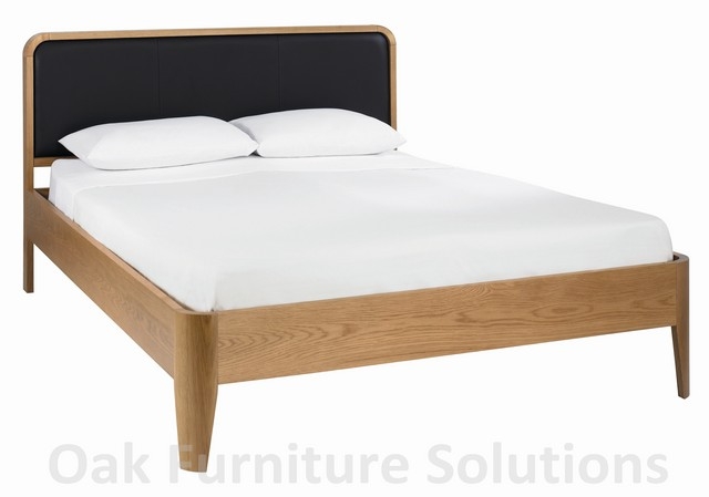 Unbranded Domino Oak Double Bedstead