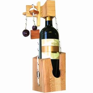 Don&#39;t Break The Bottle Puzzle (Original Wooden Version With Corkscrew)