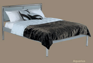 Dorlux- Aquarius- 5FT Kingsize Metal Bedstead