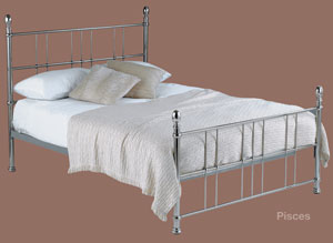 Dorlux- Pisces- 4FT 6&quot; Double Metal Bedstead