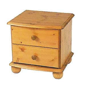 Dorset 2 Drawer Bedside