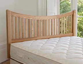 Unbranded Double Aston Headboard - Solid Oak