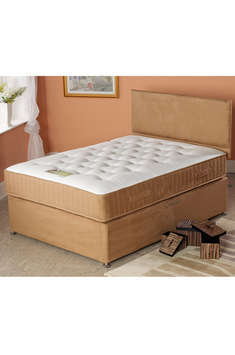 Unbranded DURA BEDS RITZ 4 DRAWER DIVAN SET WITH HEADBOARD