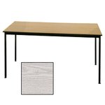 Economy Rectangular Table-Light Grey