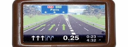 Unbranded Edible Milk Chocolate Sat Nav 4960CX