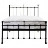 Unbranded Edwardian Black Satin King Size Bedstead