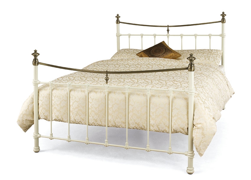 Unbranded Edwardian Ivory Double Bedstead