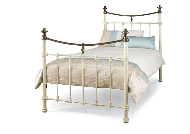 Unbranded Edwardian Ivory Single Bedstead