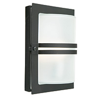 Unbranded ELBASEL-BL - Black Outdoor Wall Light