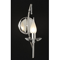 Unbranded ELBR1 - 1 Light Polished Nickel Wall Light