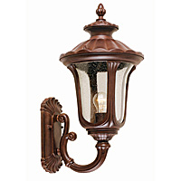 Unbranded ELCC1/M - Medium Rusty Bronze Patina Outdoor Wall Light