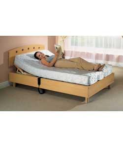 Electric Adjustable Single Bed - Pocket-sprung Mattress