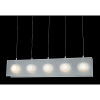 Unbranded ELFEDRA P5 OP - 5 Light Opal Acrylic Pendant Light