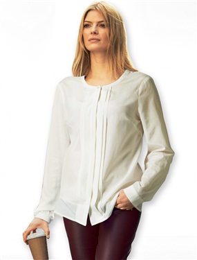 Unbranded Ellos Round-Neck Blouse