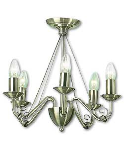 Eloise Antique Brass 5 Light