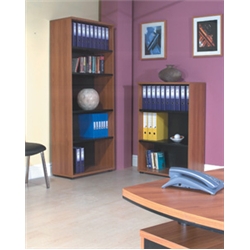 Elysium Bookcase Tall W800xD400xH1960mm Walnut