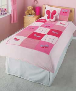 Emily Single Duvet Cover and Cushion Set