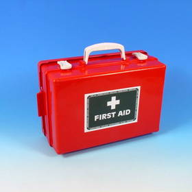 Unbranded Empty Orange San First Aid Box