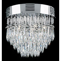 Unbranded EN0182 CH - Polished Chrome Semi Flush Light