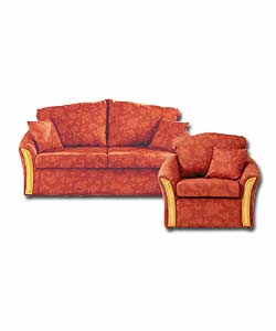 Epsom Terracotta Sofabed Suite