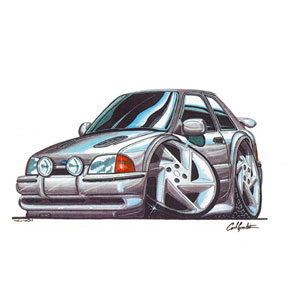 Escort RS Mk4 - Silver Kids T-shirt