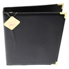 ESPOSTI LEATHER LOOK RING BINDER A4 BLACK