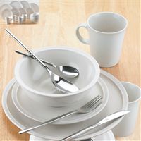 Ethos Cream Shaker 16 Piece Dinner Set