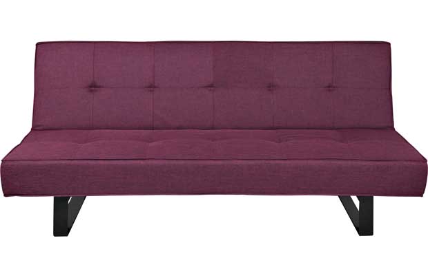 Unbranded Eva Clic Clac Sofa Bed - Plum