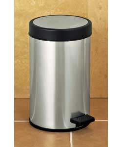 Unbranded Everest Non Mark Silver 5L Pedal Bin