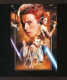 signed ewan mcgregor star wars episode 2 print