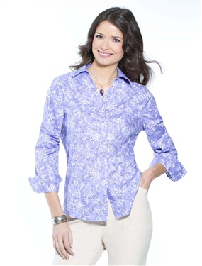 Unbranded Expert Design Print Blouse, Fuller Bust Fitting