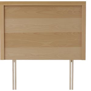 Beech veneer headboard with horizontal grain effec