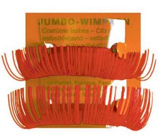 Unbranded Eyelashes, large red