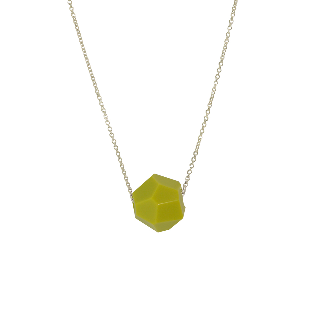 Unbranded Facet Pendant - Lime