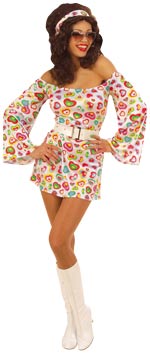 Unbranded Fancy Dress - Adult 70s Cutie Costume