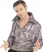 Unbranded Fancy Dress - Adult 70s Disco Shirt (LIGHT)