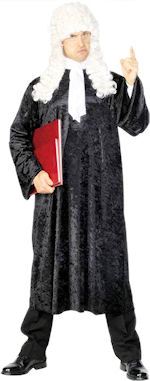 Unbranded Fancy Dress - Adult Barrister Costume