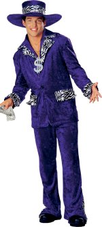 Unbranded Fancy Dress - Adult Big Poppa Adult Pimp Costume