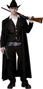 Unbranded Fancy Dress - Adult Bounty Hunter Cowboy Costume