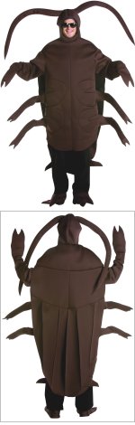 Unbranded Fancy Dress - Adult Cockroach Costume