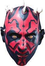 Unbranded Fancy Dress - Adult Darth Maul Vinyl Mask