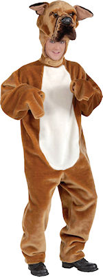 Unbranded Fancy Dress - Adult Deluxe Plush Bull Dog Costume