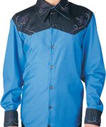 Unbranded Fancy Dress - Adult Deluxe Western Cowboy Shirt