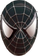 Unbranded Fancy Dress - Adult EVA Spiderman 3 BLACK Mask