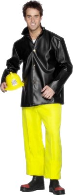 Unbranded Fancy Dress - Adult Fireman Costume